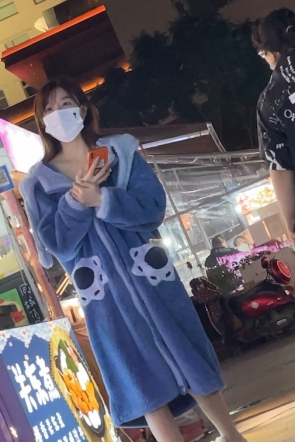 【㊙️新KingKCD】CD1773//SR级！漂亮小姐姐一身可爱睡衣买吃的