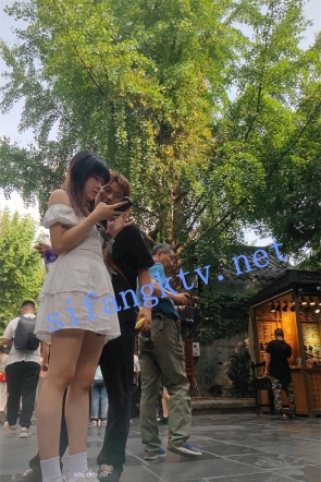 【XLBCD】395白色连衣裙小姐姐，绿色NN